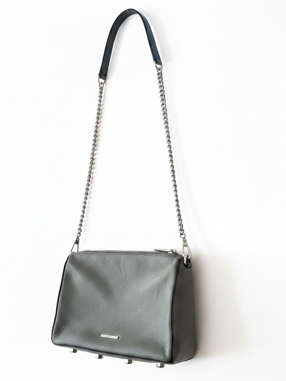 Rebecca Minkoff Gray Suede Avery Crossbody Bag
